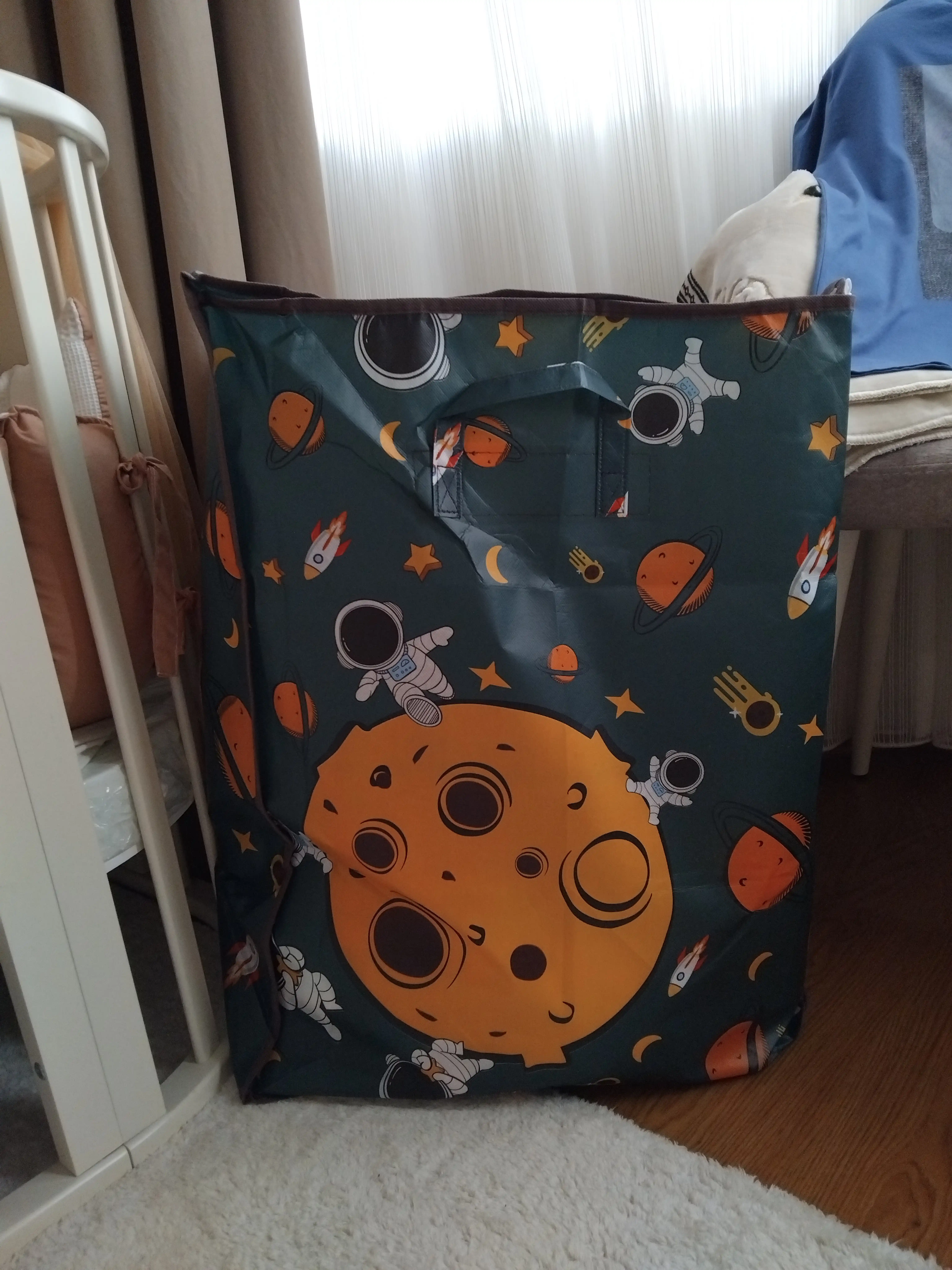 Корзина для игрушек и белья с крышкой