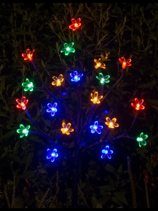 20 ta LED quyosh energiyasida ishlaydigan dekorativ tashqi bog 'chiroqi