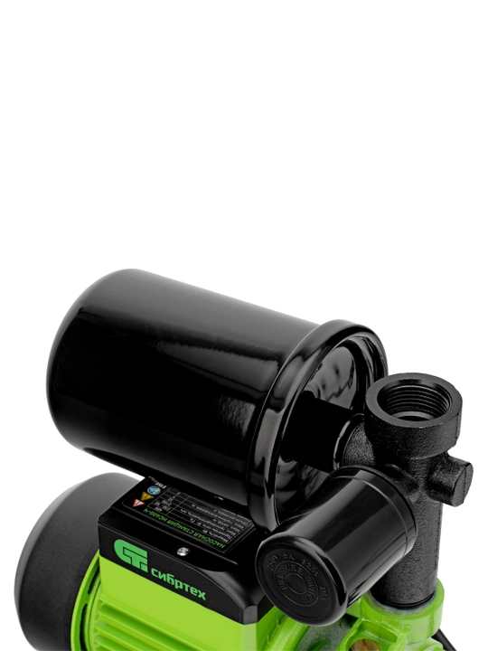 SIBRTEX nasos stansiyasi, NS400-Ch, 400 Vt, bosimi 32 m, 2100 l/soat, resiveri 2 l