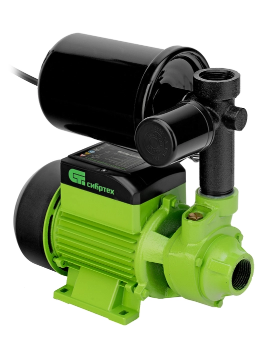 SIBRTEX nasos stansiyasi, NS400-Ch, 400 Vt, bosimi 32 m, 2100 l/soat, resiveri 2 l