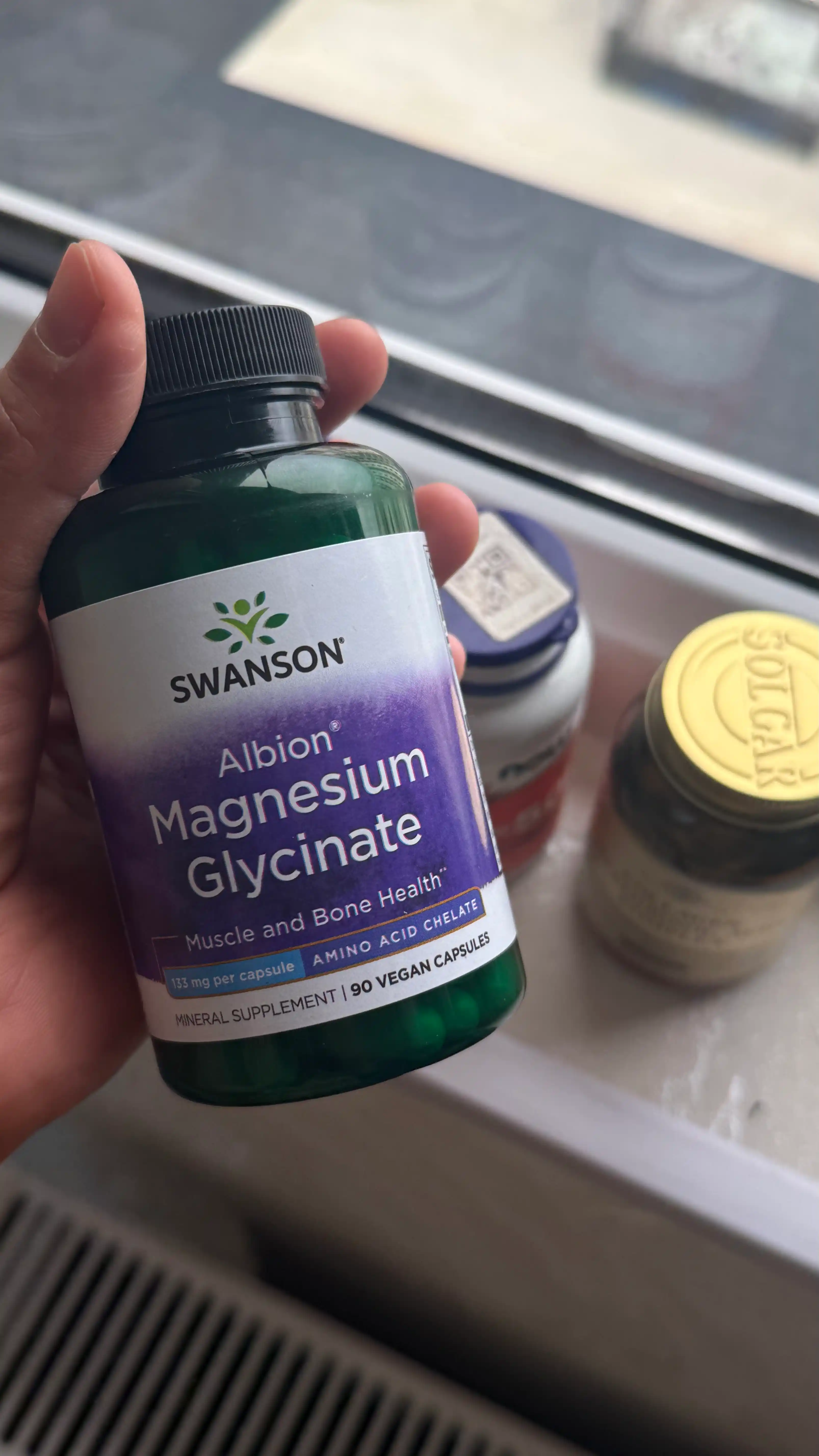 Swanson Magniy Glitsinat (Albion), 90 kapsula