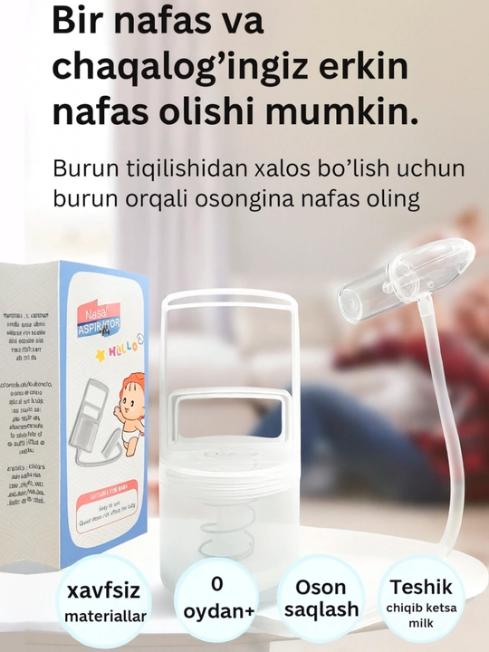 Chaqaloqlar uchun burun asperatori