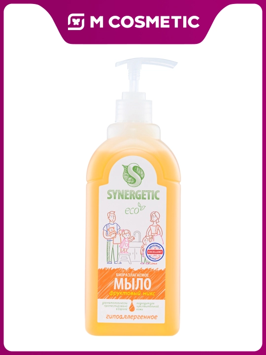 Suyuq sovun Synergetic Mevali miks, 500 ml - 