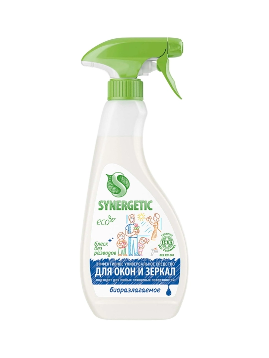 SYNERGETIC Deraza/oyna va maishiy texnika yuvish vositasi 0,5 l