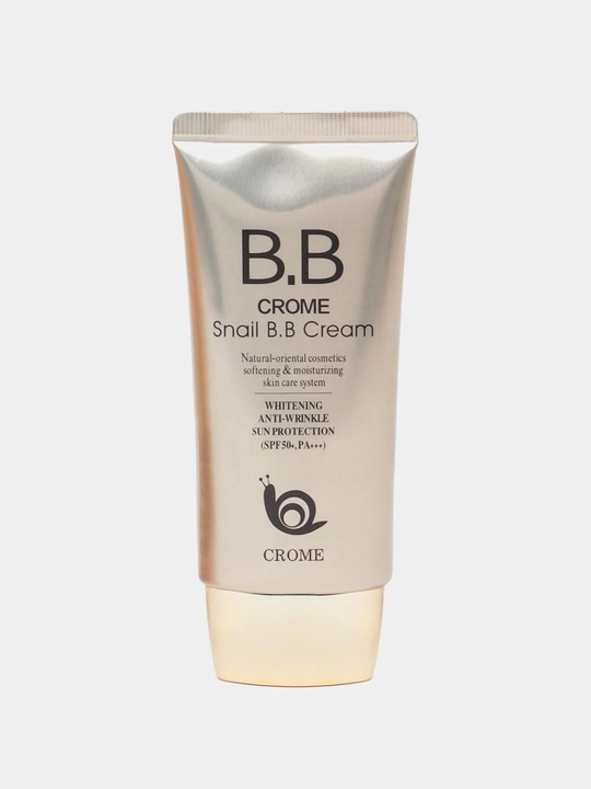 Tonal krem BB Crome Snail SPF 50+ ko'p funksiyali, oqartiruvchi, 50 ml