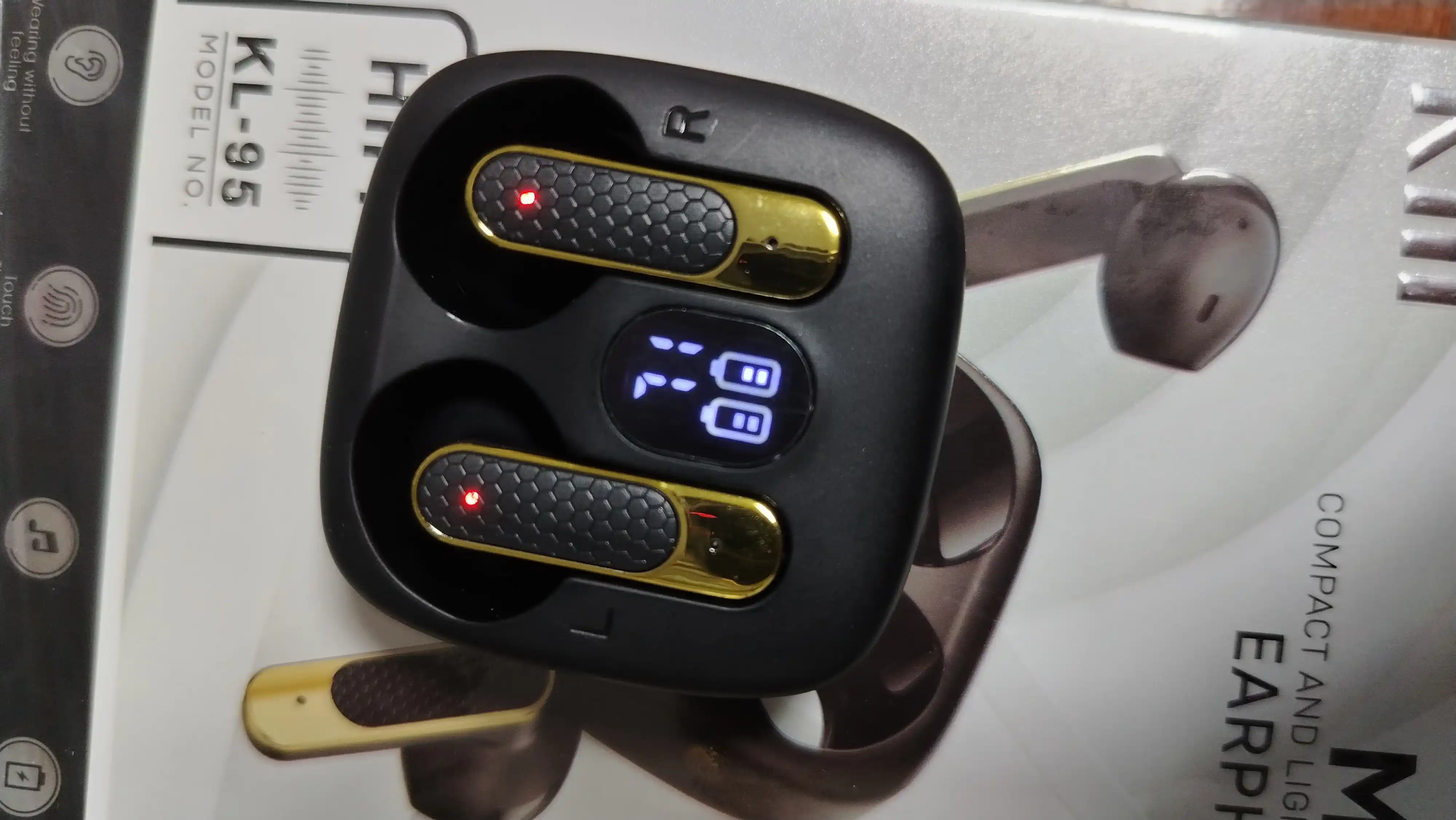 Беспроводные наушники KIN KL95 Bluetooth с микрофоном спорт для телефона