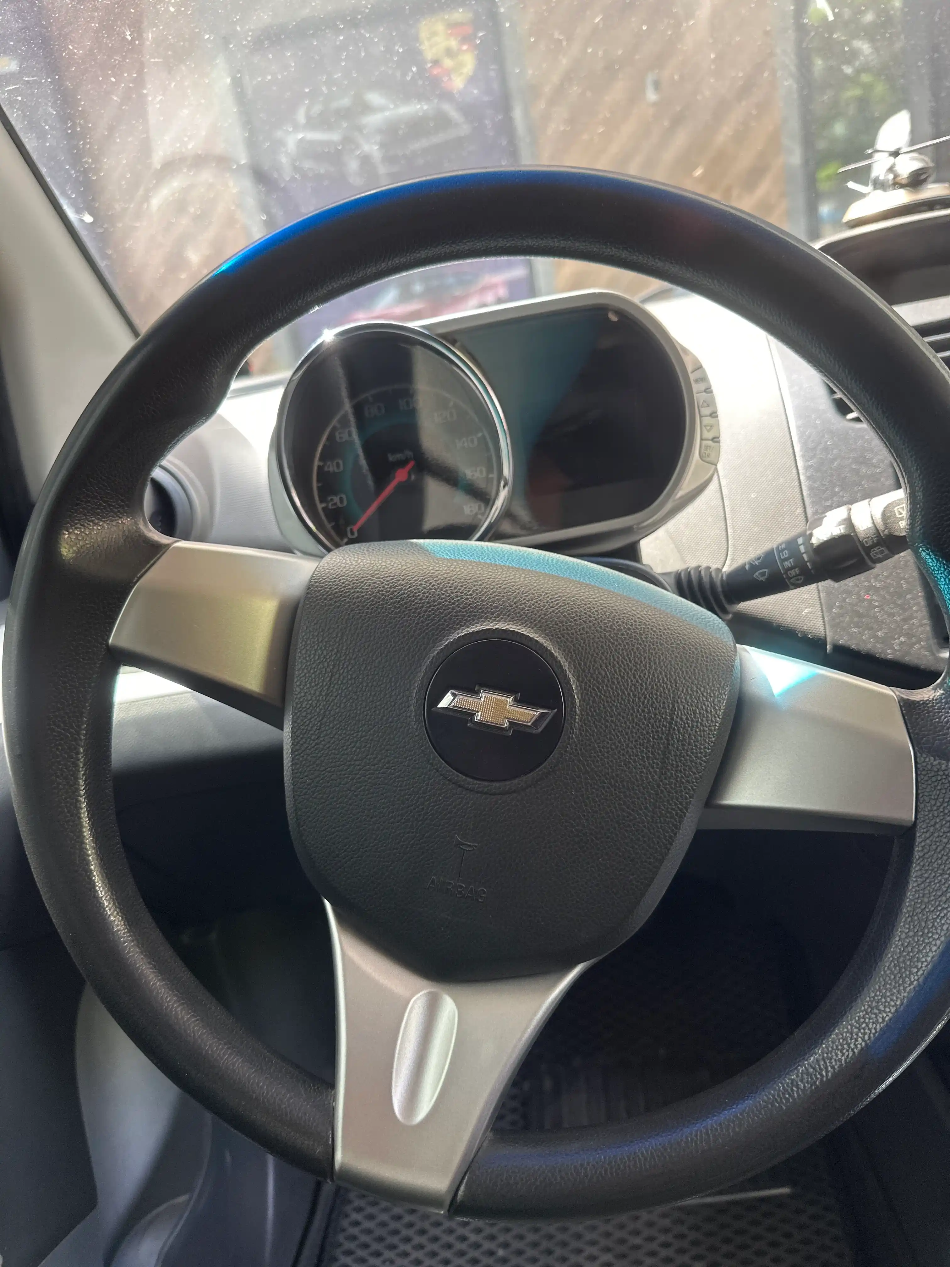 Рулевое колесо Spark Cobalt автоматическое позиционное ручное, черное пианино, Zavot серый