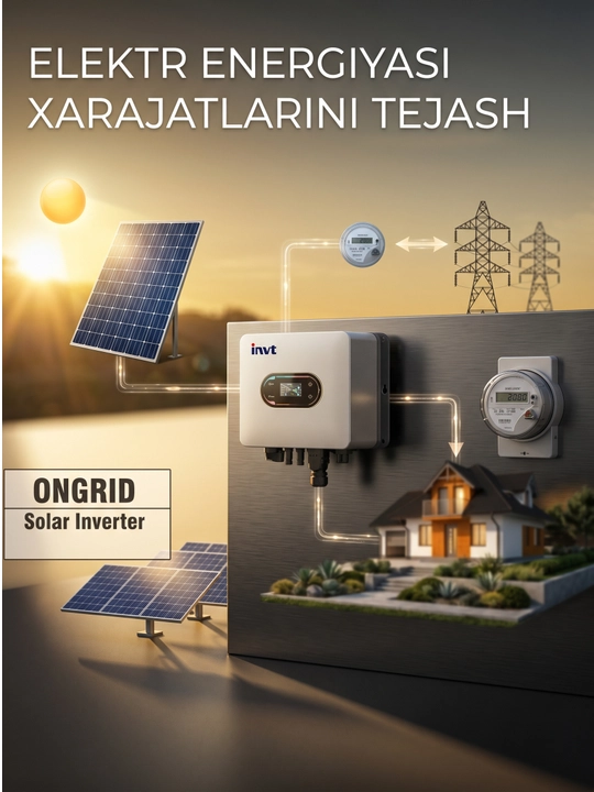 Power Station ON-GRID 1/2/3/5 кВт, солнечная электростанция, MPPT 98%, MONO, A-Class