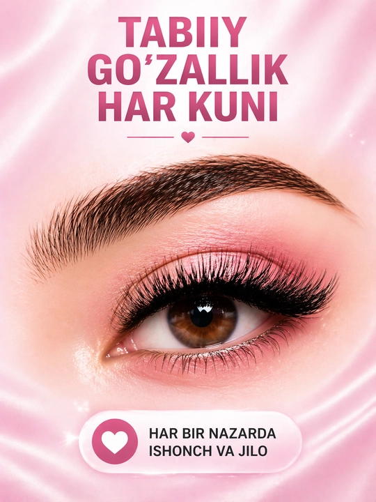 Soxta kirpiklar 3D, 5 juft