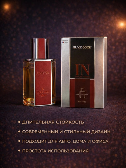 Автомобильный ароматизатор Black Odor IN Parfum — GGOODS1-BLACKODORPARFUM-БОРДОВ