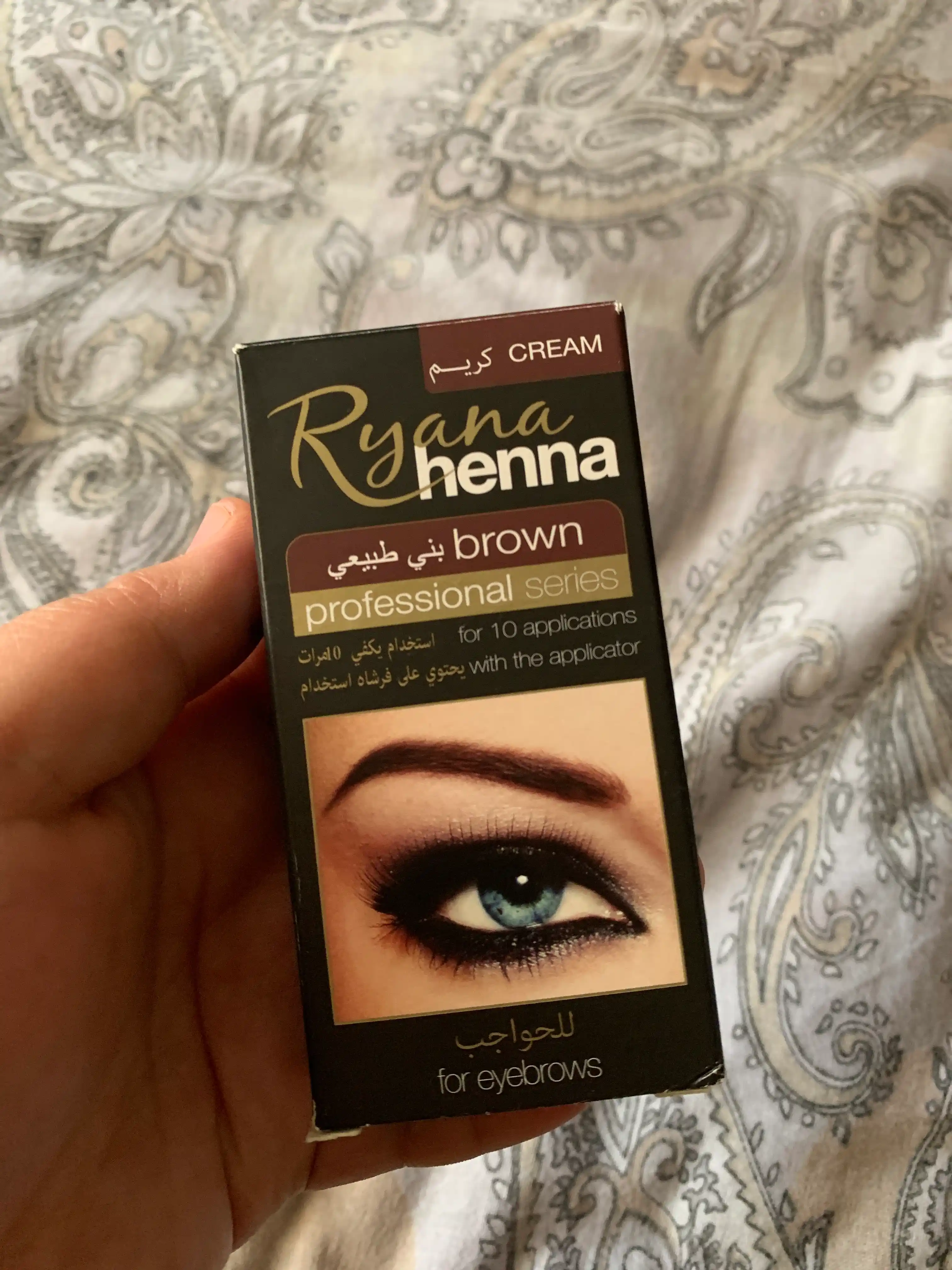 Крем хна для бровей Ryana eyebrow henna