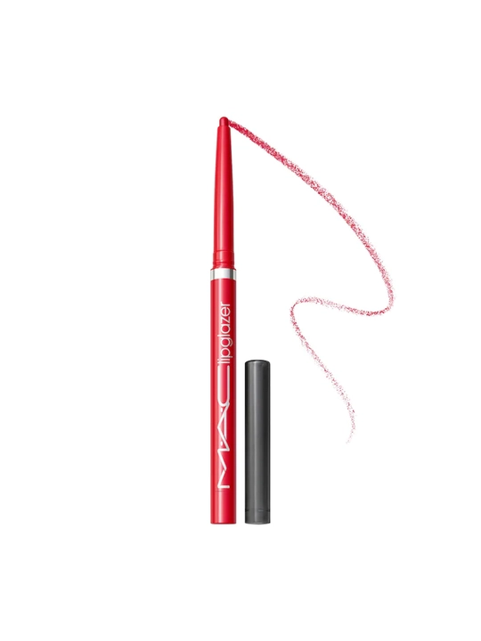 MAC Lipglazer Glossy Lip Liner lab uchun yaltiroq liner 3in1 - Lady Danger - 