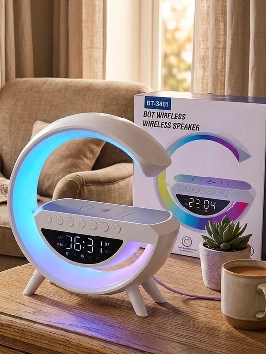 Современные умные часы, с Bluetooth-колонкой и RGB подсветкой - 