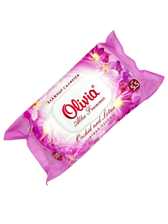 "ALLEE FRANCAIS" ORCHID nam salfetkalari, 120 dona