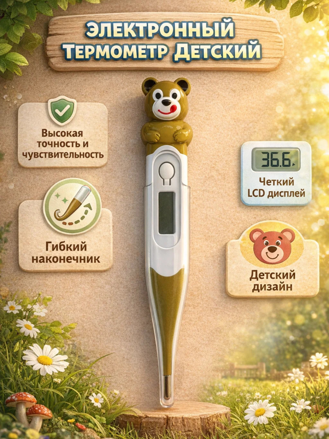 Коричневый