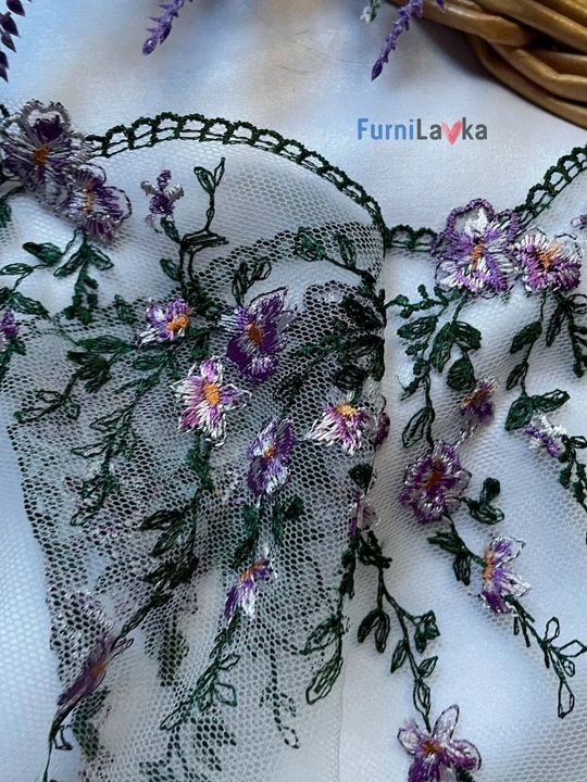 Вышивка на сетке, кружево с цветами, ткань для платья и белья