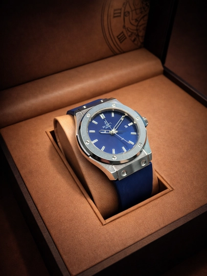 Мужские часы Hublot, премиум классический дизайн, силиконовый ремешок