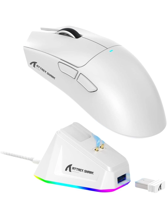 ATTACK SHARK X11 беспроводная игровая мышь / simsiz gaming sichqoncha (Tri-Mode, RGB, 62g)