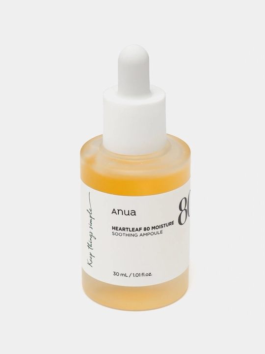 Успокаивающая ампула 80% Anua Heartleaf 80% Moisture Soothing Ampoule 30 мл - 