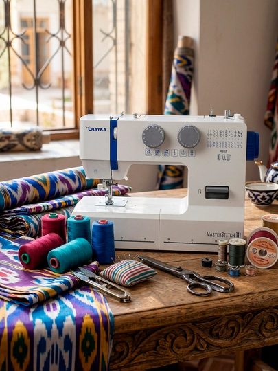 Швейная машина CHAYKA MasterStitch 111, электромеханическая, 100 Вт, 25 операций