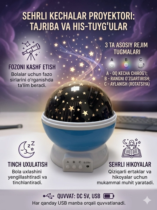 Star Master Dream Rotating proyektor chirog‘i