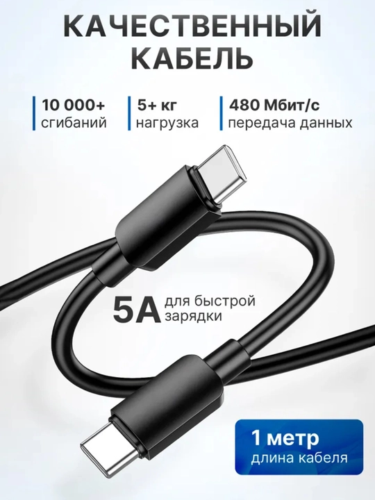 Samsung 45W PD Быстрое зарядное устройство + кабель USB-C to USB-C 3A