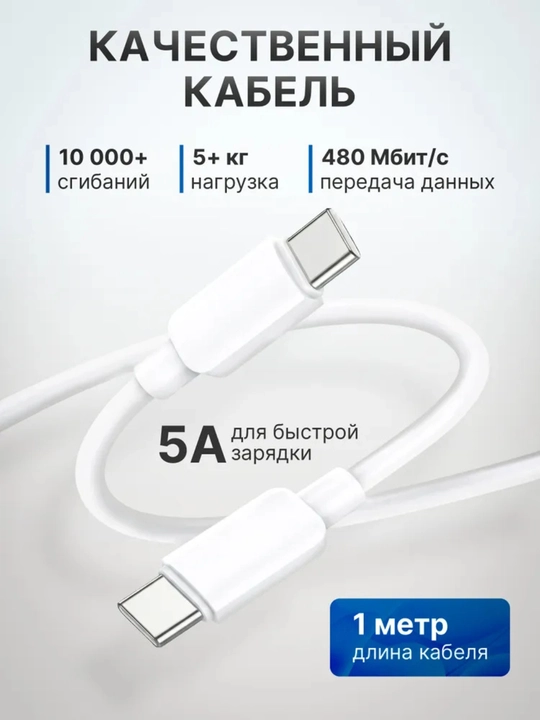 Samsung 45W PD Быстрое зарядное устройство + кабель USB-C to USB-C 3A