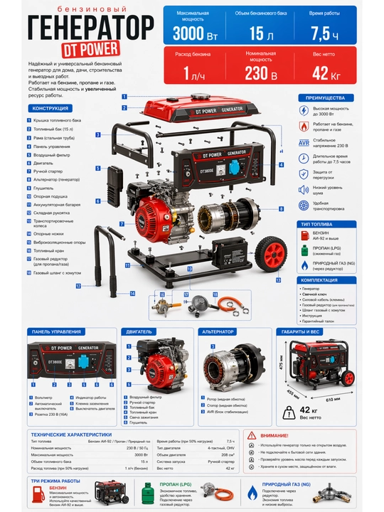 Benzin elektr generatori - ishonchli energiya manbai