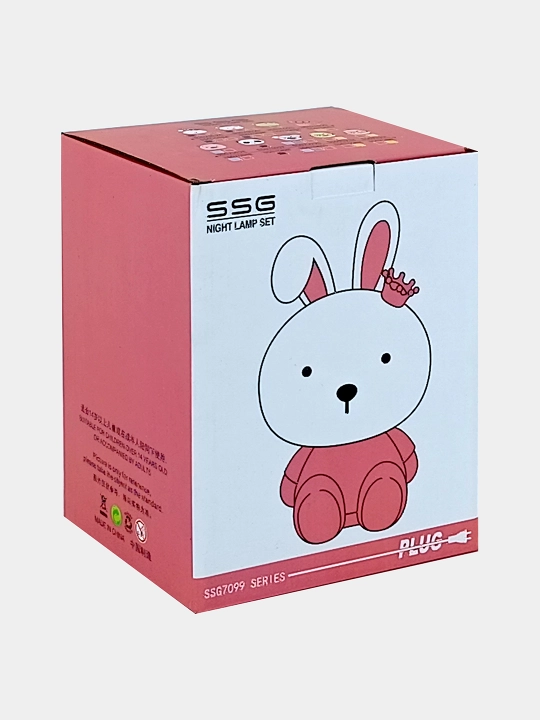 SSG Night Lamp Set tungi chiroq Ayiq/Quyon/Hello Kitty USB/Vilka