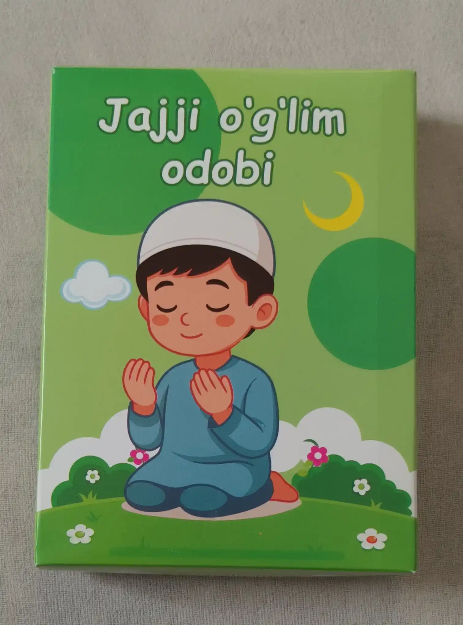 O'g'il va qiz bolalar uchun mening ilk duolarim, hadislarim, odob kartochkalar to'plami