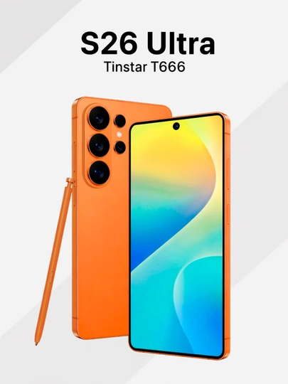 Телефон S26 Ultra T666 6,8" 13 МП 4550 мАч — TINSTAR-S26-МАНГО