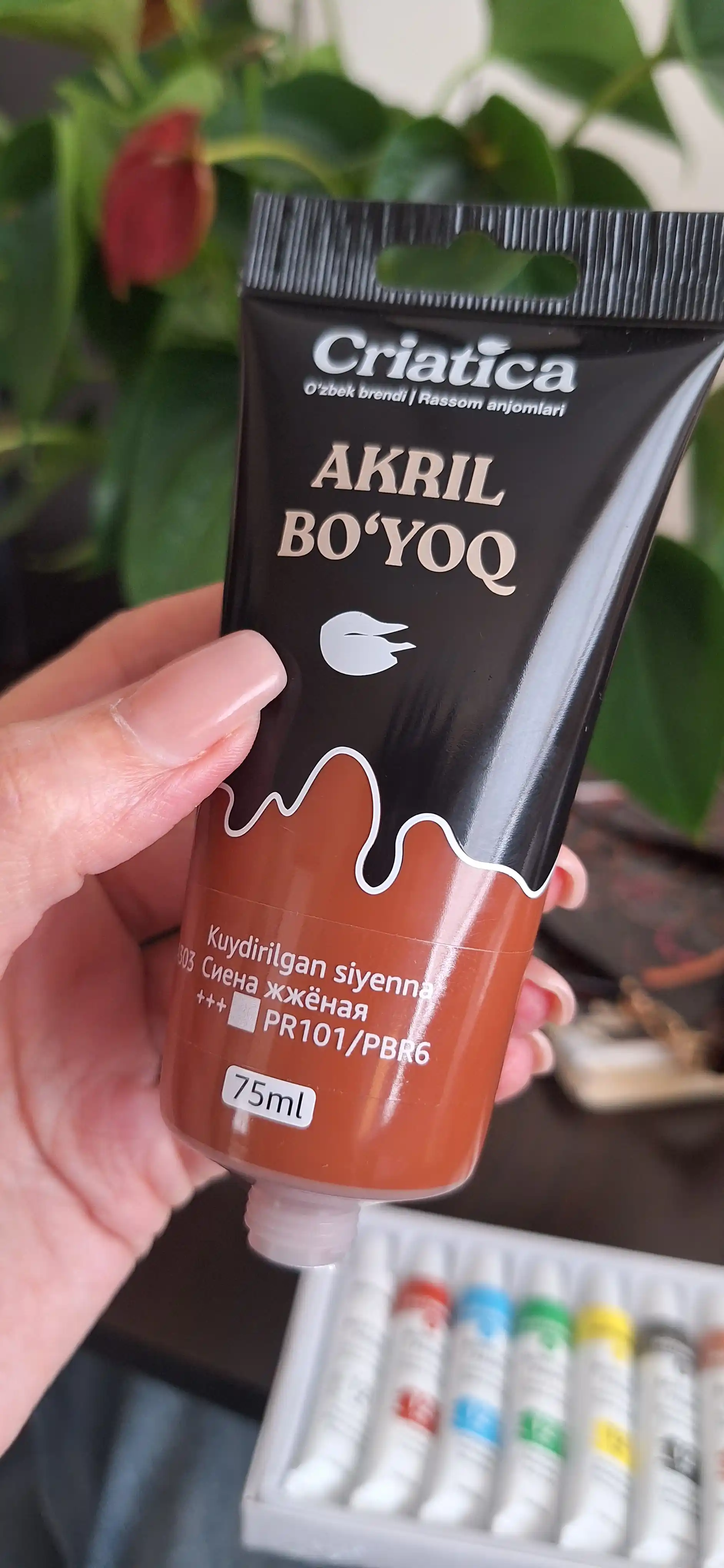 CRIATICA badiiy akril bo'yog'i, professional, 75 ml tuba