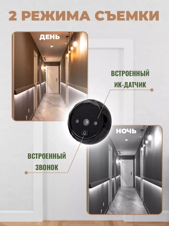 Eshik glazok , kamera, videoko‘zi, video kuzatuv xonadonlar uchun