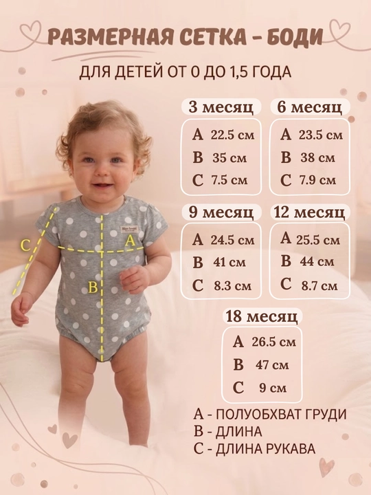 Боди для малышей, мальчики и девочки 3-18 месяцев