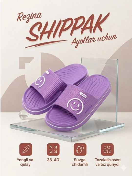 Ayollar uchun kundalik EVA SMILE shippaklari, ayollar va qizlar yozgi tapochkasi
