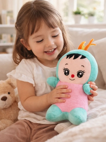 Набор мягких игрушек для детей, плюшевые игрушки (18–20 см) — KIDSMK-5500-КОНФЕТН