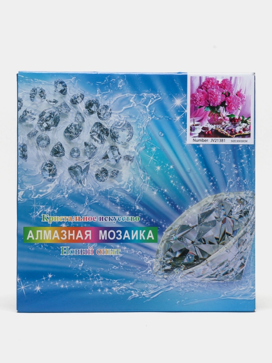 "Gullar" mavzusidagi olmosli mozaika, 30 * 30 sm, JV21381 - 