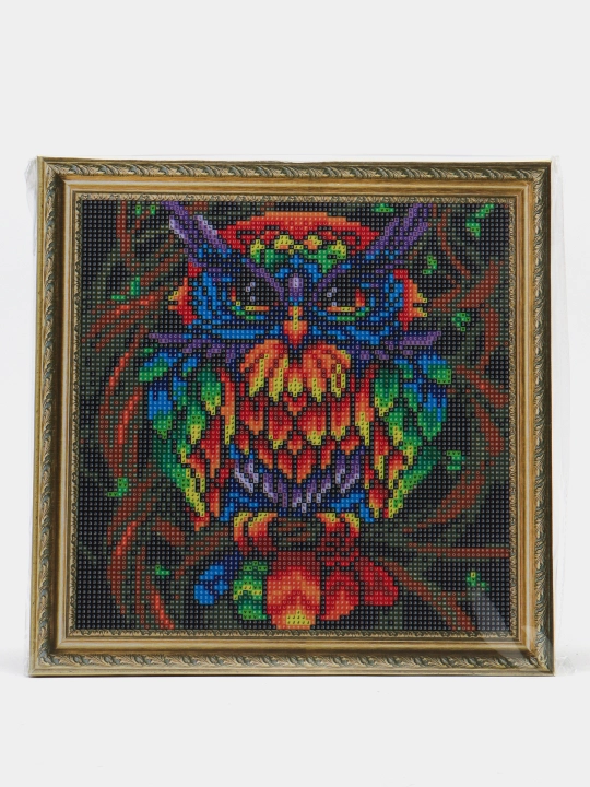 "Boyqush" olmosli rasm, 30 x 30 sm, JV24379