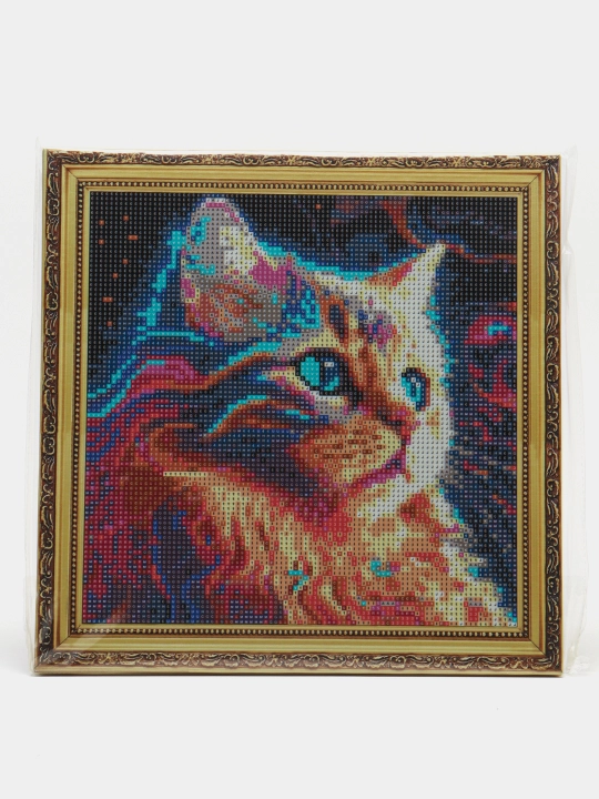 «Mushuk» mavzusidagi olmos mozaika, 30 × 30 sm, JV14189