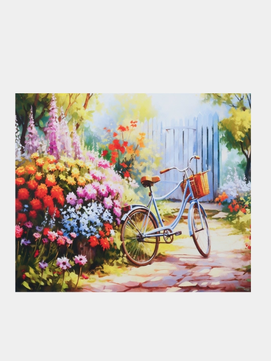 "Dacha" mavzusidagi olmosli mozaika, 40 * 50 sm, GA87568