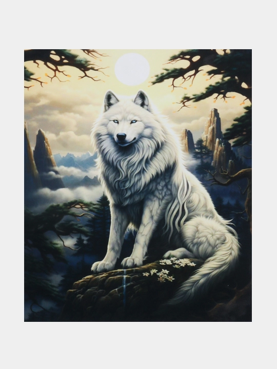 "Bo'ri" raqamlari bilan bo'yash rasmi, 40 x 50 sm, YCGJ37986