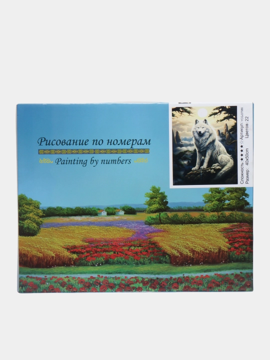 Картина рисование по номерам "Волк", 40 * 50 см, YCGJ37986 - 