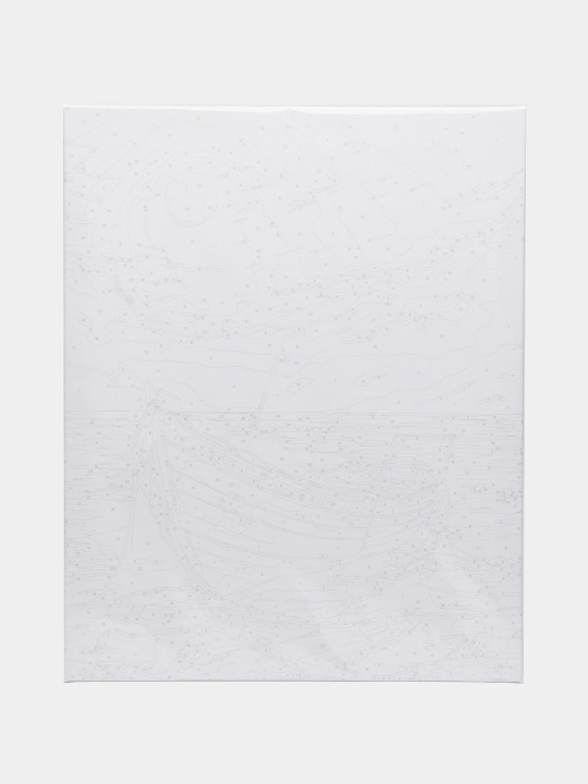 "Qayiq" rasmi raqamlari bilan bo'yash , 40 x 50 sm, YCGJ38180