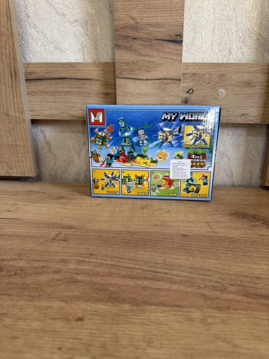 Конструктор My world, совместим с Lego Minecraft, Cube world, от 99 до 146 деталей