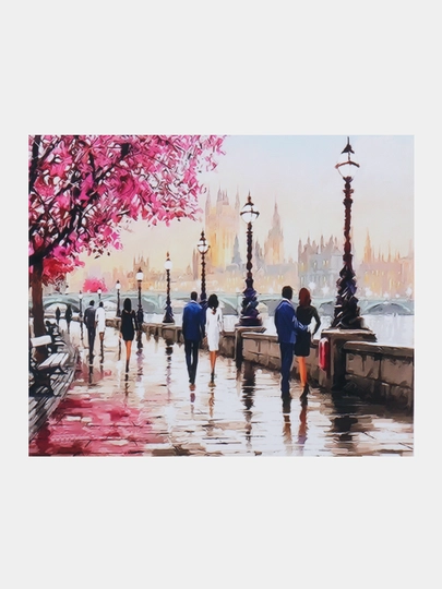 Картина рисование по номерам "Город", 40 * 50 см, YCGJ30048