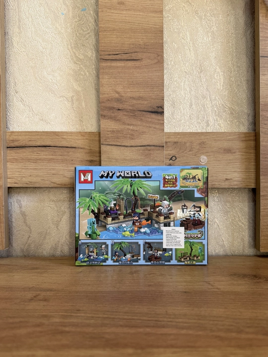 Конструктор My world, совместим с Lego Minecraft, Cube world, от 99 до 146 деталей
