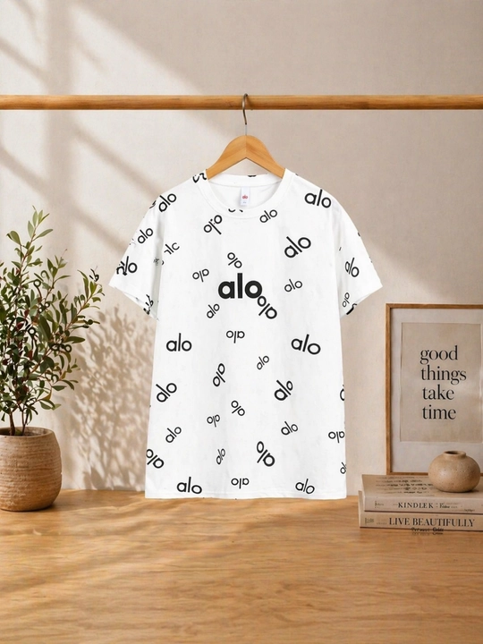 Bolalar futbolkasi 9-12 yosh paxta oq print trend qulay yozgi - 