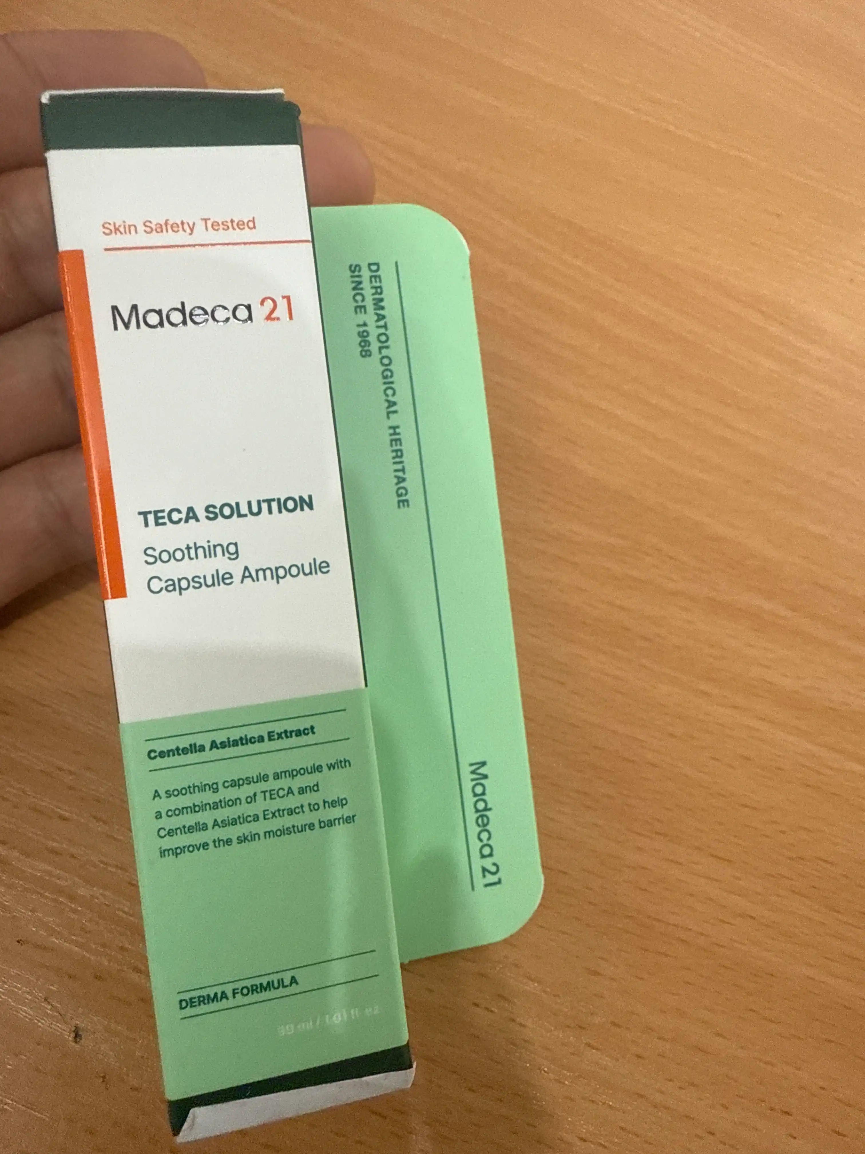 Madeca21 TECA Solution 30 мл — ампула от акне, высыпаний и покраснений
