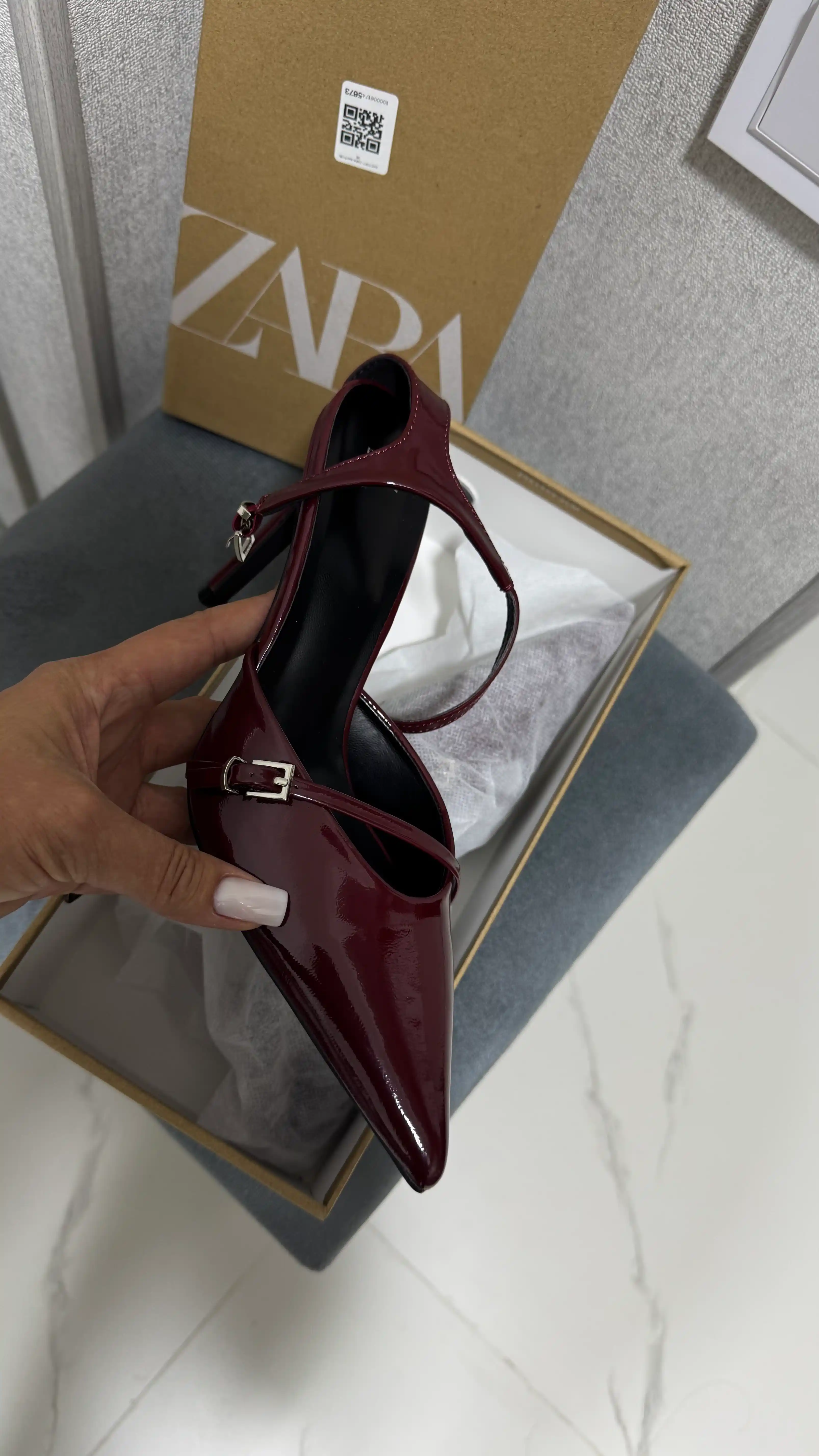 Ayollar tuflisi, kabluk, poshnali tufli, to'yga, merry me, trend tufli, ZARA