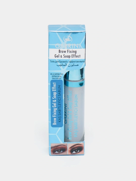 Gabrini qosh fiksatori geli Brow Fixing Soap effect yotqizish uchun, shaffof, 8 ml